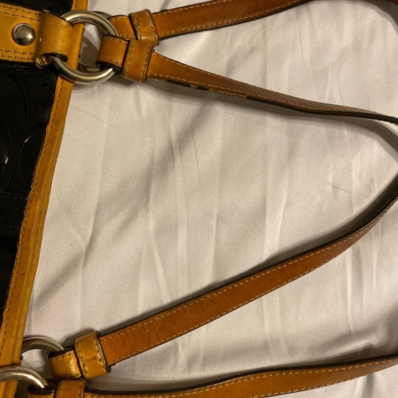 Coach Patent Leather Tote - Picture 6 of 8